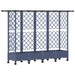 Pat Ridicat cu Trellis și Acoperiș Gri 202,5 x 40 x 127 cm PP - WALTI WALTI