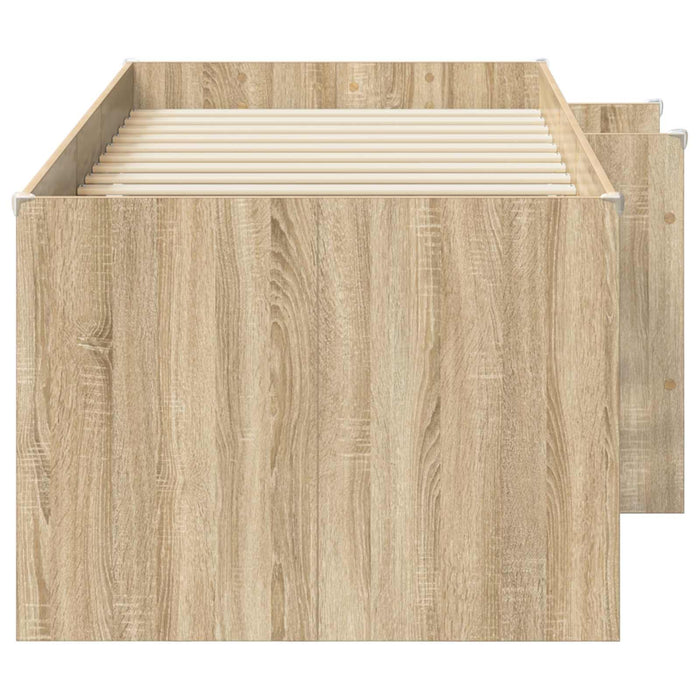 Cadru de pat loft pentru copii cu scară Sonoma 90 x 200 cm - WALTI WALTI