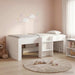 Cadru de Pat Înalț pentru Copii 2 pcs Alb 98.5 x 200 cm - WALTI WALTI