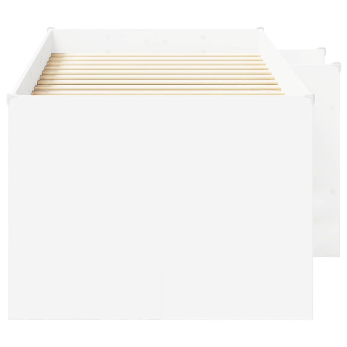 Cadru de Pat Înalț pentru Copii 2 pcs Alb 98.5 x 200 cm - WALTI WALTI