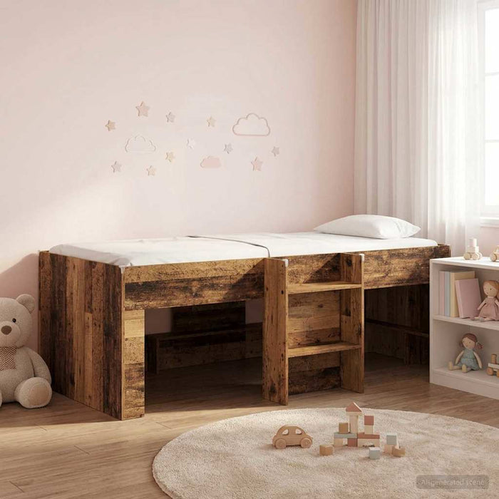 Cadru de Pat Înalț pentru Copii Lemn vechi 98.5 x 200 cm WALTI