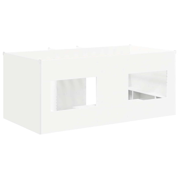 Cadru de Pat Înalț pentru Copii Alb 80 x 160 cm Lemn prelucrat WALTI