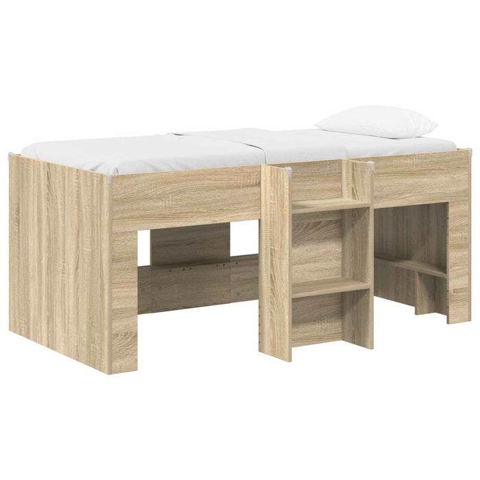 Cadru de Pat Înalț pentru Copii 2 pcs Sonoma Lemn prelucrat - WALTI WALTI
