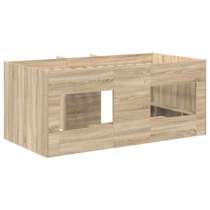 Cadru de Pat Înalț pentru Copii 2 pcs Sonoma Lemn prelucrat - WALTI WALTI