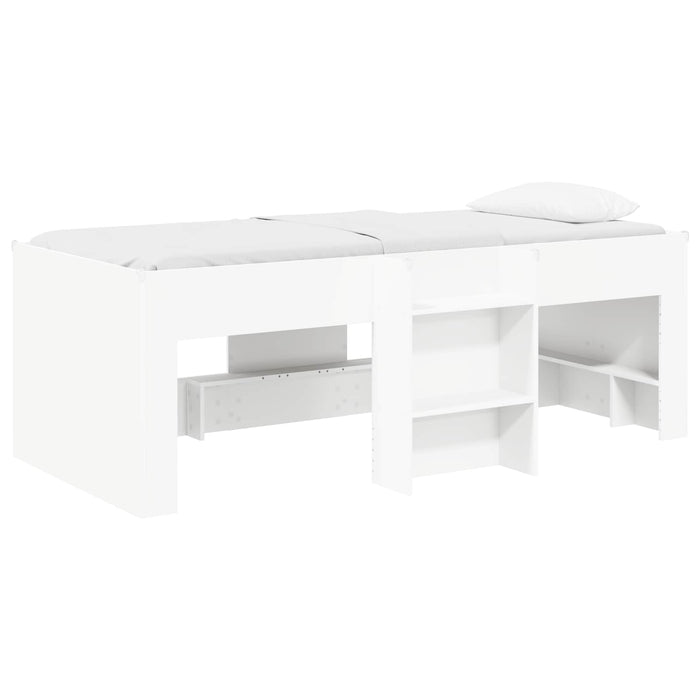 Cadru de Pat Înalț pentru Copii 2 pcs Alb 193 x 96,1 x 68,5 cm - WALTI WALTI