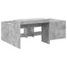Cadru de Pat Înalț pentru Copii cu Birou Gri Beton 75 x 190 cm - WALTI WALTI