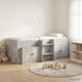 Cadru de pat loft cu sertar 3 buc. Gri Beton Lemn compozit - WALTI WALTI