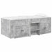Cadru de pat loft cu sertar 3 buc. Gri Beton Lemn compozit - WALTI WALTI