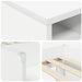 Cadru de pat loft cu sertar cu raft 3 pcs Alb Lemn compozit - WALTI WALTI