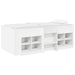 Cadru de pat loft cu sertar cu raft 3 pcs Alb Lemn compozit - WALTI WALTI