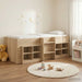 Cadru de pat loft cu sertar 3 buc. Stejar Sonoma Lemn compozit - WALTI WALTI