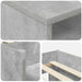 Cadru de pat loft cu sertar 3 buc. Gri Beton Lemn compozit - WALTI WALTI