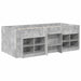Cadru de pat loft cu sertar 3 buc. Gri Beton Lemn compozit - WALTI WALTI