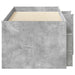 Cadru de pat loft cu sertar 3 buc. Gri Beton Lemn compozit - WALTI WALTI