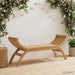 Bancă de grădină 2 -Seater 126 cm Lemn solid de tec natural - WALTI WALTI