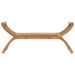 Bancă de grădină 2 -Seater 126 cm Lemn solid de tec natural - WALTI WALTI
