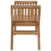 Bancă de grădină 2 -Seater 126 cm Lemn solid de tec natural - WALTI WALTI
