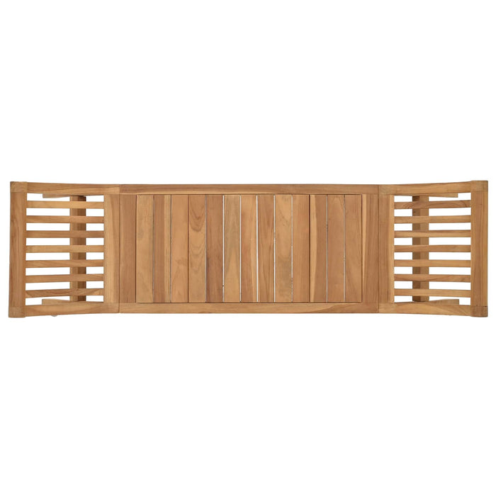 Bancă de grădină 2 -Seater 126 cm Lemn solid de tec natural - WALTI WALTI