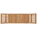 Bancă de grădină 2 -Seater 126 cm Lemn solid de tec natural - WALTI WALTI