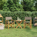 Scaun de sufragerie 56 x 54 x 87 cm 100% poliester solid-teak - WALTI WALTI