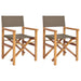Scaun de sufragerie 56 x 54 x 87 cm 100% poliester solid-teak - WALTI WALTI
