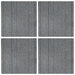 Placă de carpetă Gri deschis cu dungi 50 x 50 cm 4 pcs - WALTI WALTI