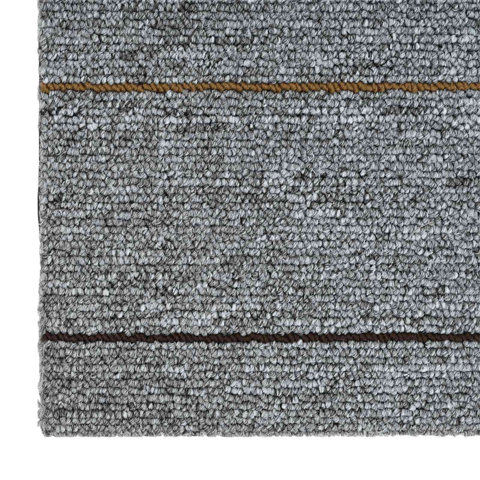 Placă de carpetă Gri deschis cu dungi 50 x 50 cm 36 pcs - WALTI WALTI