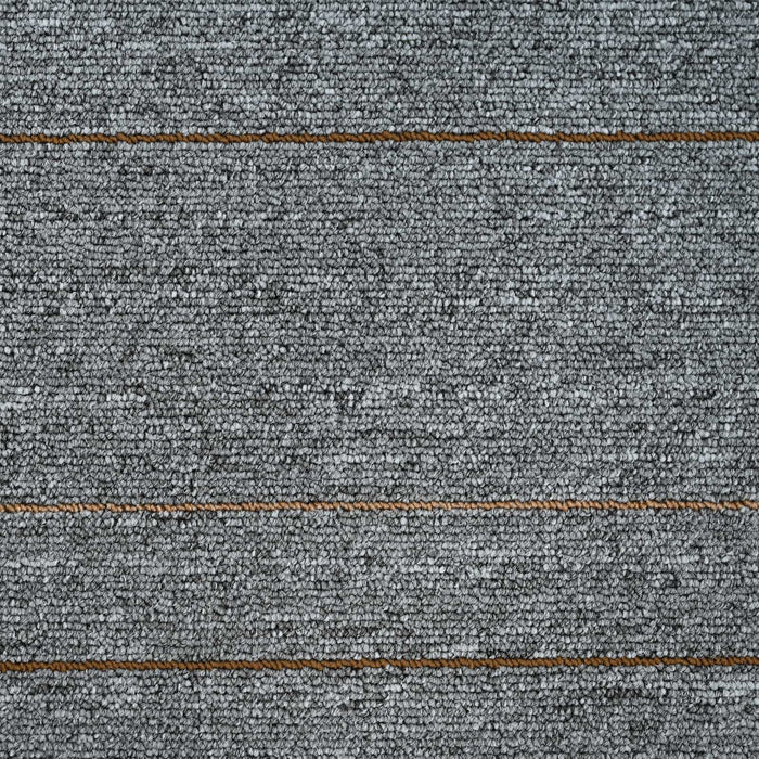 Placă de carpetă Gri deschis cu dungi 50 x 50 cm 36 pcs - WALTI WALTI