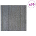 Placă de carpetă Gri deschis cu dungi 50 x 50 cm 36 pcs - WALTI WALTI