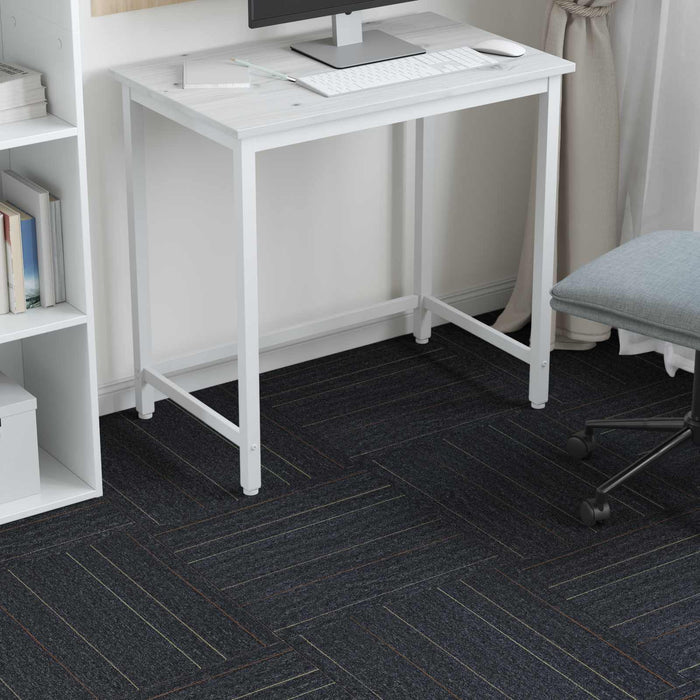 Placă de carpetă Gri închis cu dungi 50 x 50 cm 4 pcs - WALTI WALTI