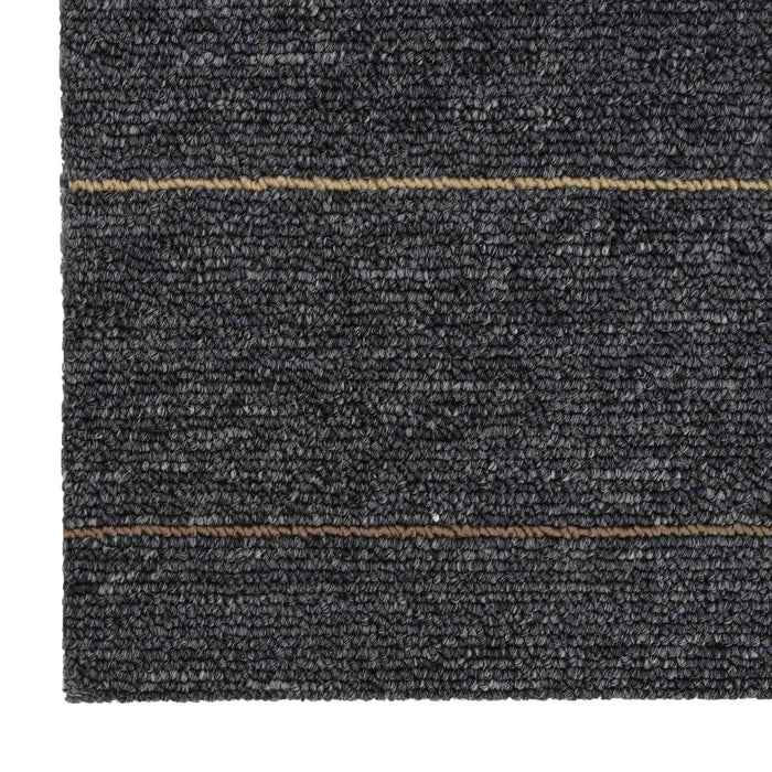 Placă de carpetă Gri închis cu dungi 50 x 50 cm 20 pcs - WALTI WALTI