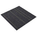 Placă de carpetă Gri închis cu dungi 50 x 50 cm 36 pcs - WALTI WALTI