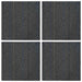 Placă de carpetă Gri Mediu cu Dungi 50 x 50 cm 4 pcs - WALTI WALTI