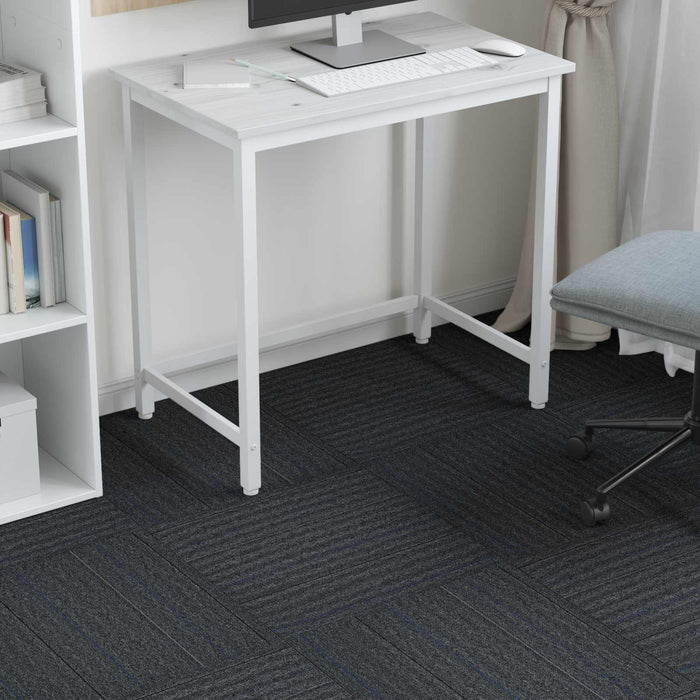 Placă de carpetă Gri Mediu cu Dungi 50 x 50 cm 20 pcs - WALTI WALTI