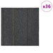 Placă de carpetă Gri Mediu cu Dungi 50 x 50 cm 36 pcs - WALTI WALTI