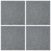 Placă de carpetă Gri deschis 50 x 50 cm 4 pcs PP și bitum - WALTI WALTI
