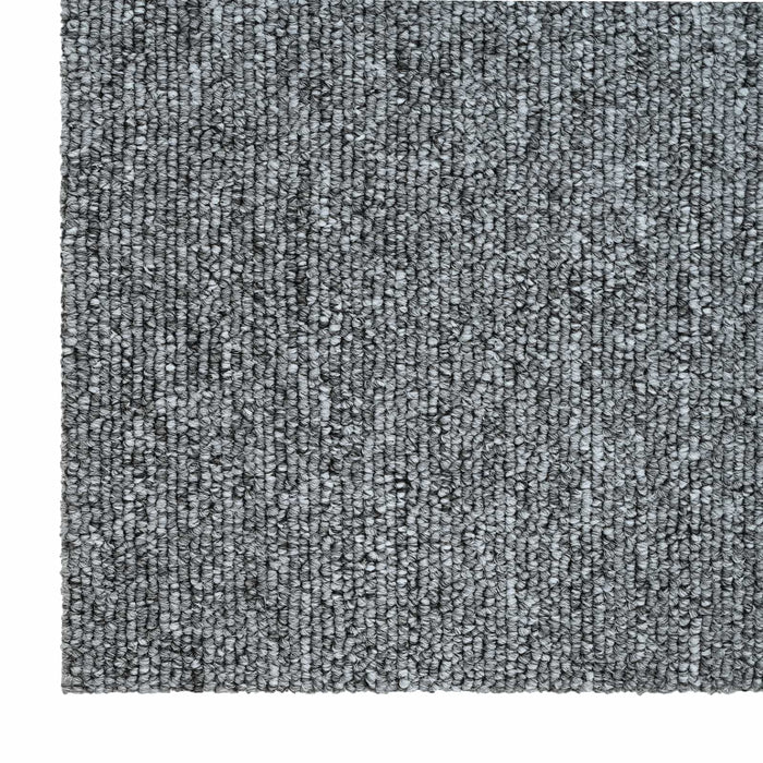 Placă de carpetă Gri deschis 50 x 50 cm 20 pcs PP și bitum - WALTI WALTI