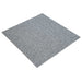 Placă de carpetă Gri deschis 50 x 50 cm 36 pcs PP și bitum - WALTI WALTI