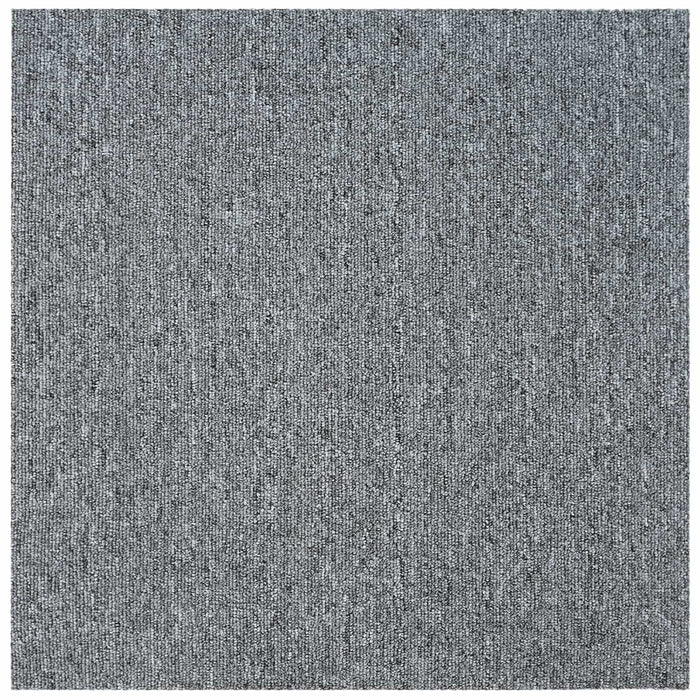 Placă de carpetă Gri deschis 50 x 50 cm 36 pcs PP și bitum - WALTI WALTI