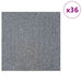 Placă de carpetă Gri deschis 50 x 50 cm 36 pcs PP și bitum - WALTI WALTI