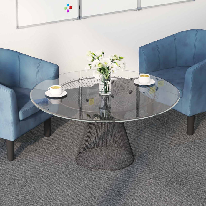 Placă de carpetă Maro 50 x 50 cm 20 pcs PP și bitum - WALTI WALTI