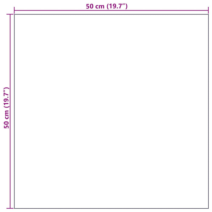 Placă de carpetă Maro 50 x 50 cm 20 pcs PP și bitum - WALTI WALTI
