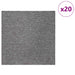 Placă de carpetă Maro 50 x 50 cm 20 pcs PP și bitum - WALTI WALTI
