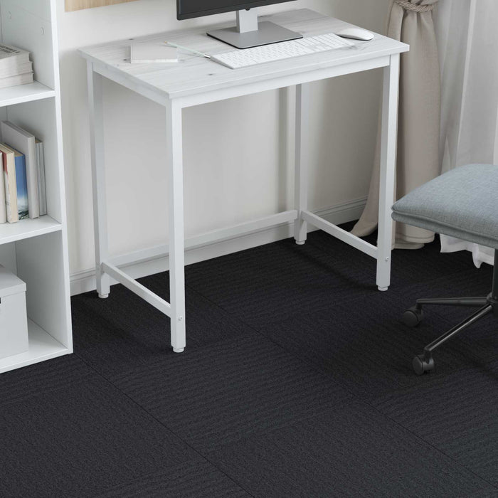 Placă de carpetă Gri închis 50 x 50 cm 20 pcs PP și bitum - WALTI WALTI