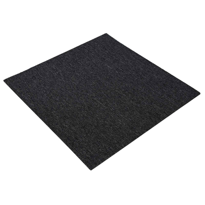Placă de carpetă Gri închis 50 x 50 cm 36 pcs PP și bitum - WALTI WALTI