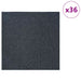 Placă de carpetă Gri Albastru 50 x 50 cm 36 pcs PP și bitum - WALTI WALTI