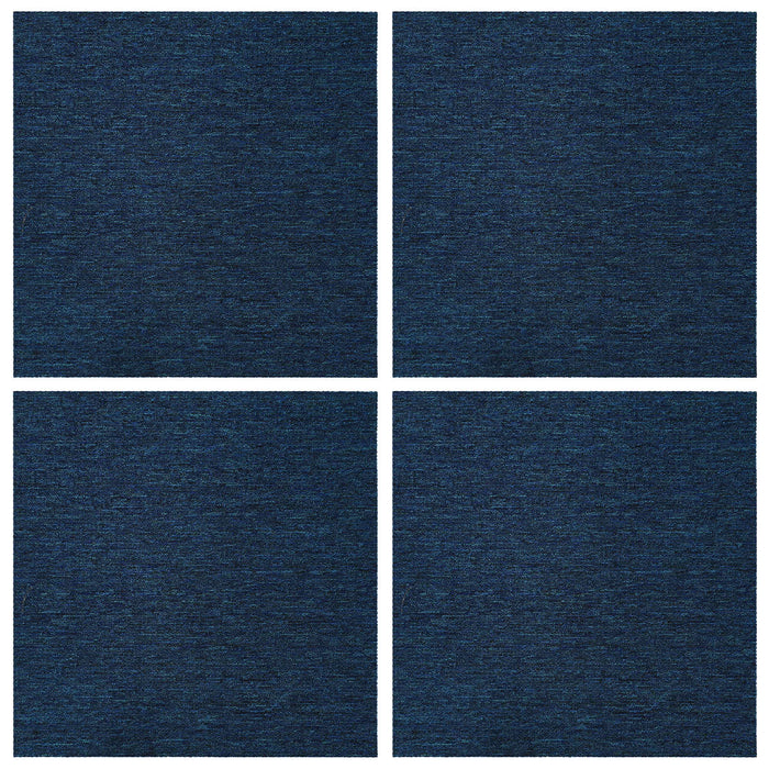 Placă de carpetă albastru 50 x 50 cm 4 pcs PP și bitum - WALTI WALTI