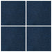 Placă de carpetă albastru 50 x 50 cm 4 pcs PP și bitum - WALTI WALTI