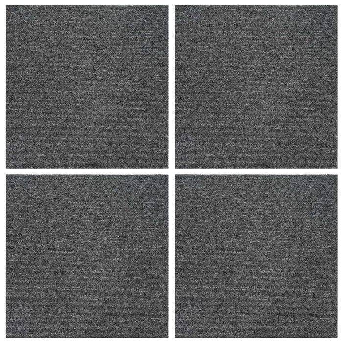 Placă de carpetă Gri Mediu 50 x 50 cm 4 pcs PP și bitum - WALTI WALTI