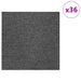 Placă de carpetă Gri Mediu 50 x 50 cm 36 pcs PP și bitum - WALTI WALTI